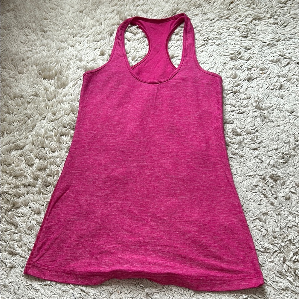 Women's Pink Racerback Tank Top